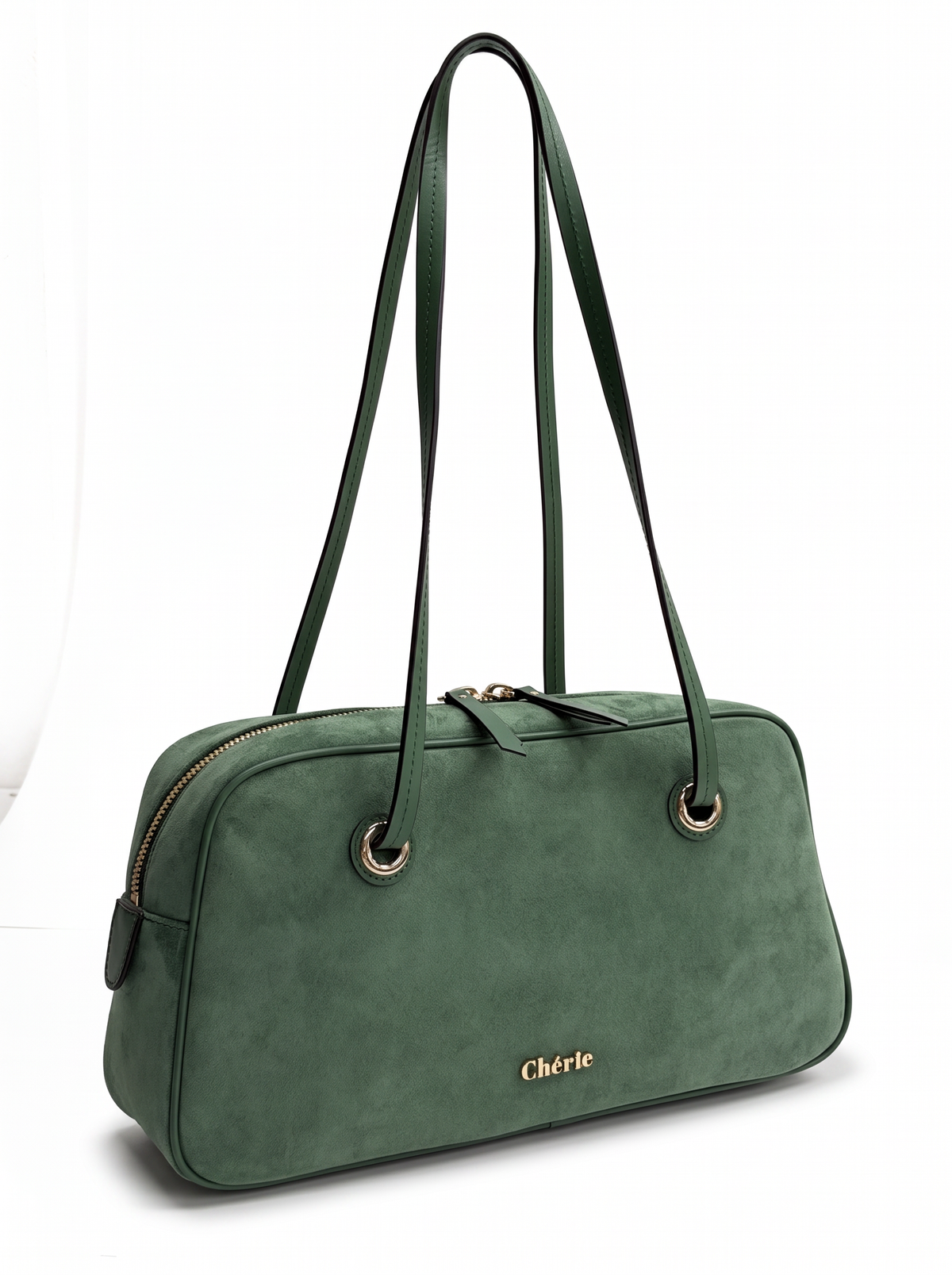 HEIDI - GREEN SUEDE