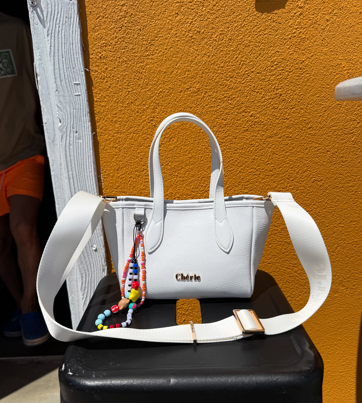 Rachel Baby - leather white