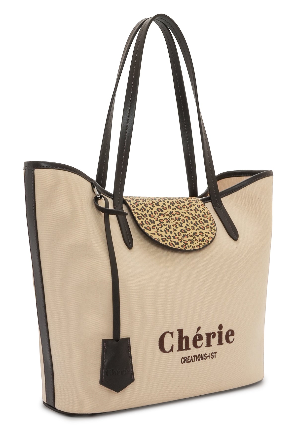 Cosmo Canvas  Beige-Leopard