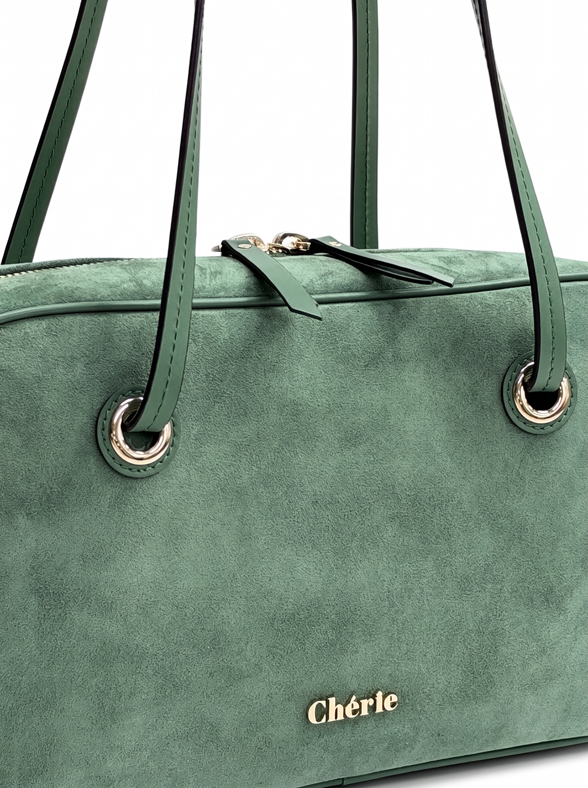 HEIDI - GREEN SUEDE