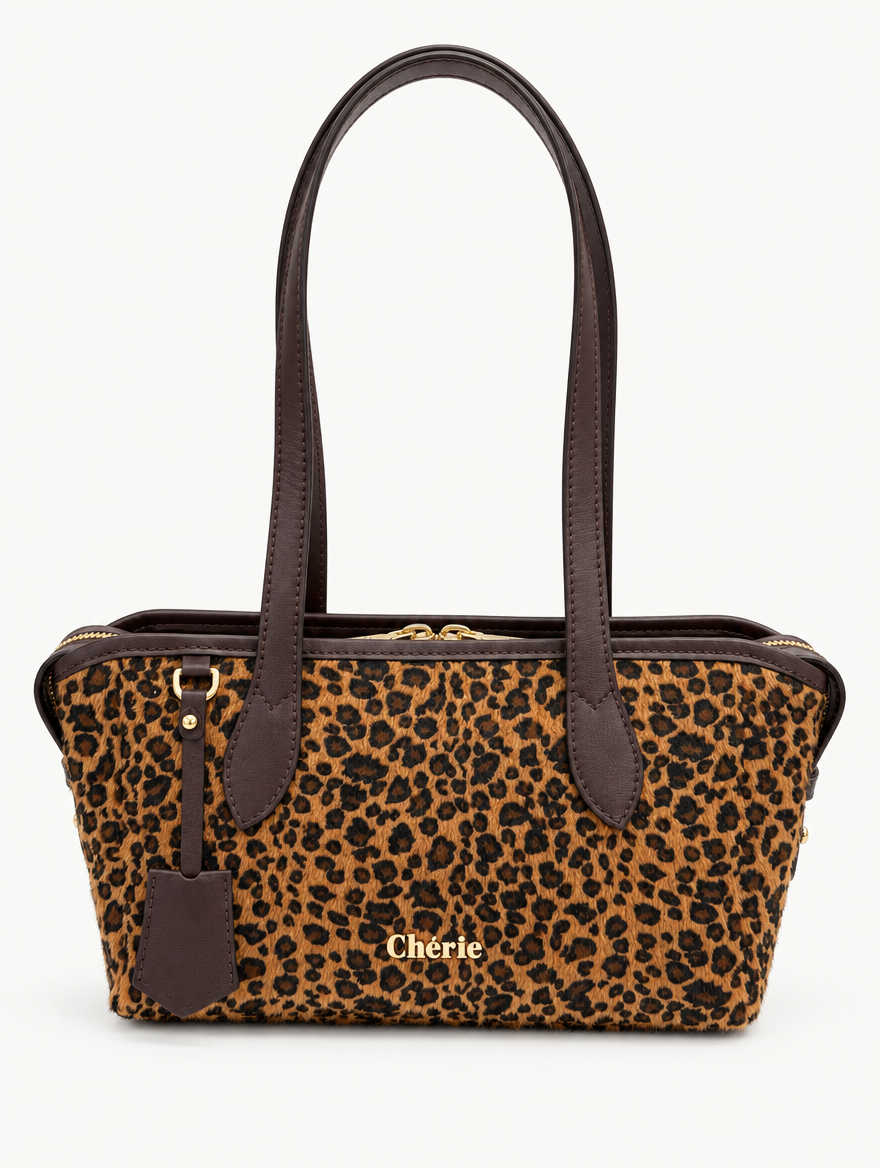 RACHEL SHOULDER - Leopard dark
