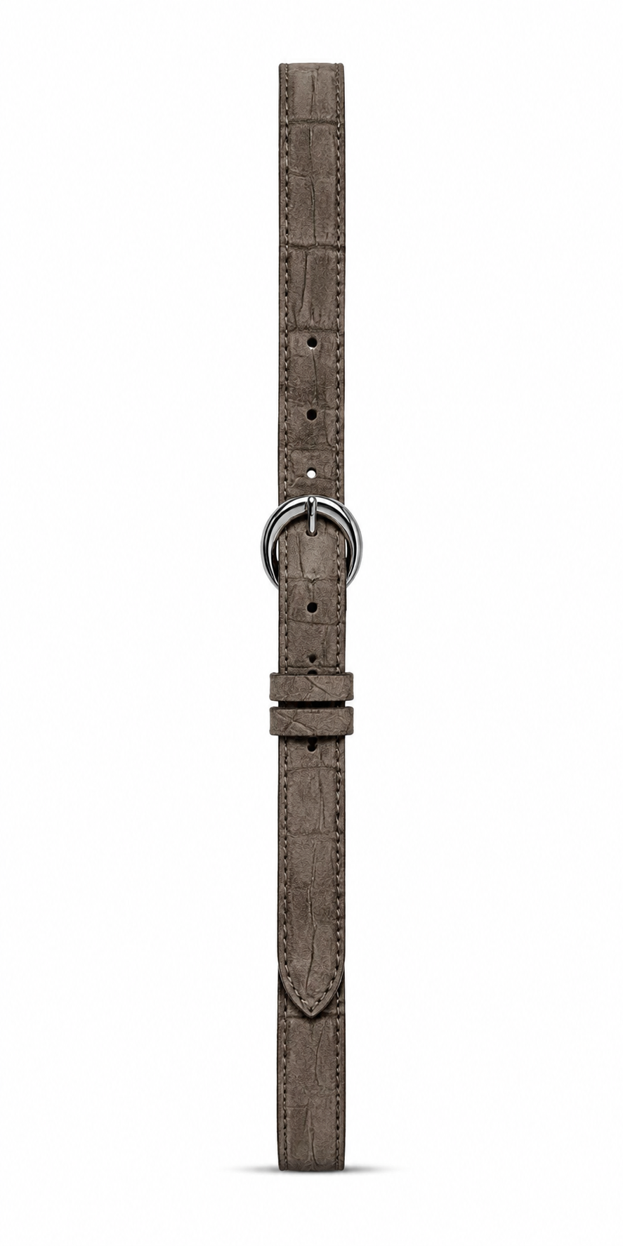 Dany Belt - Taupe Croc Süet