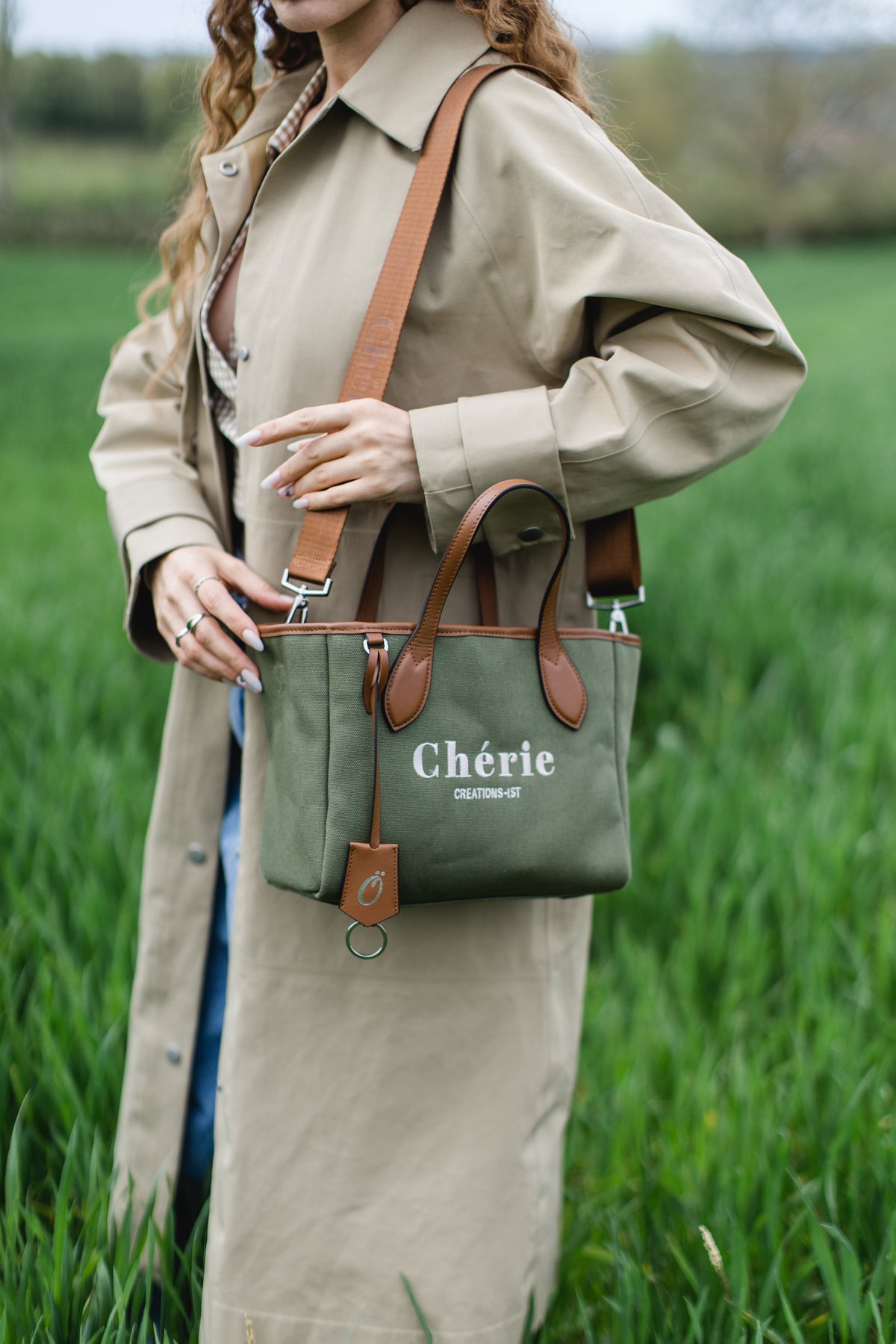 Rachel Canvas Medium  forest green