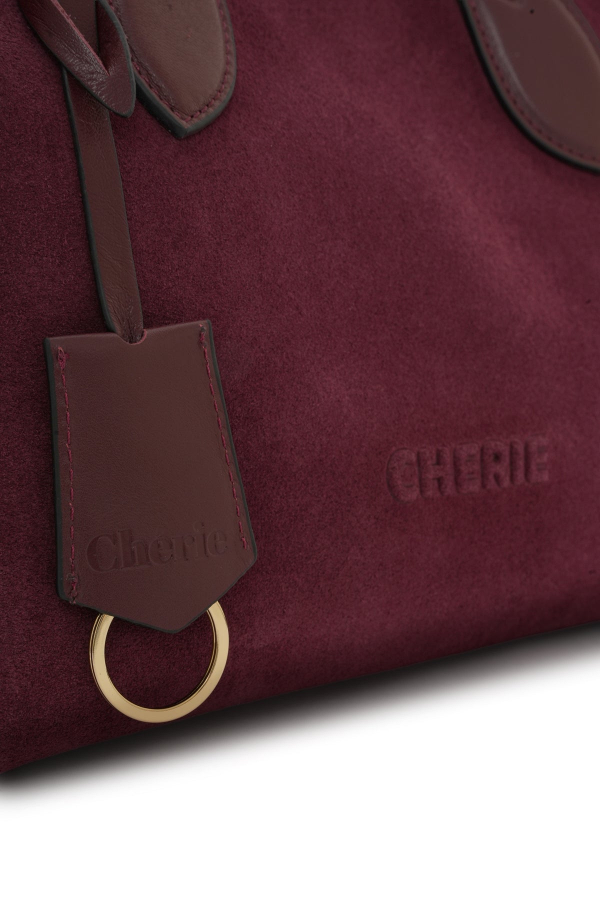 Rachel Burgundy Suede