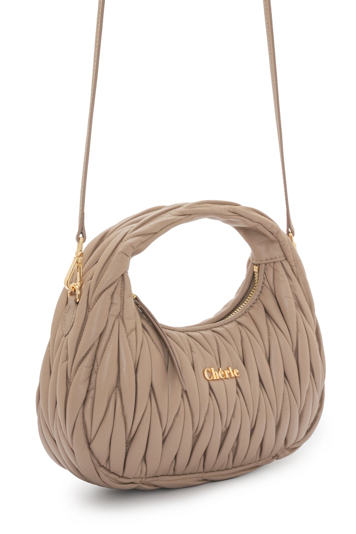 Phoebe leather taupe