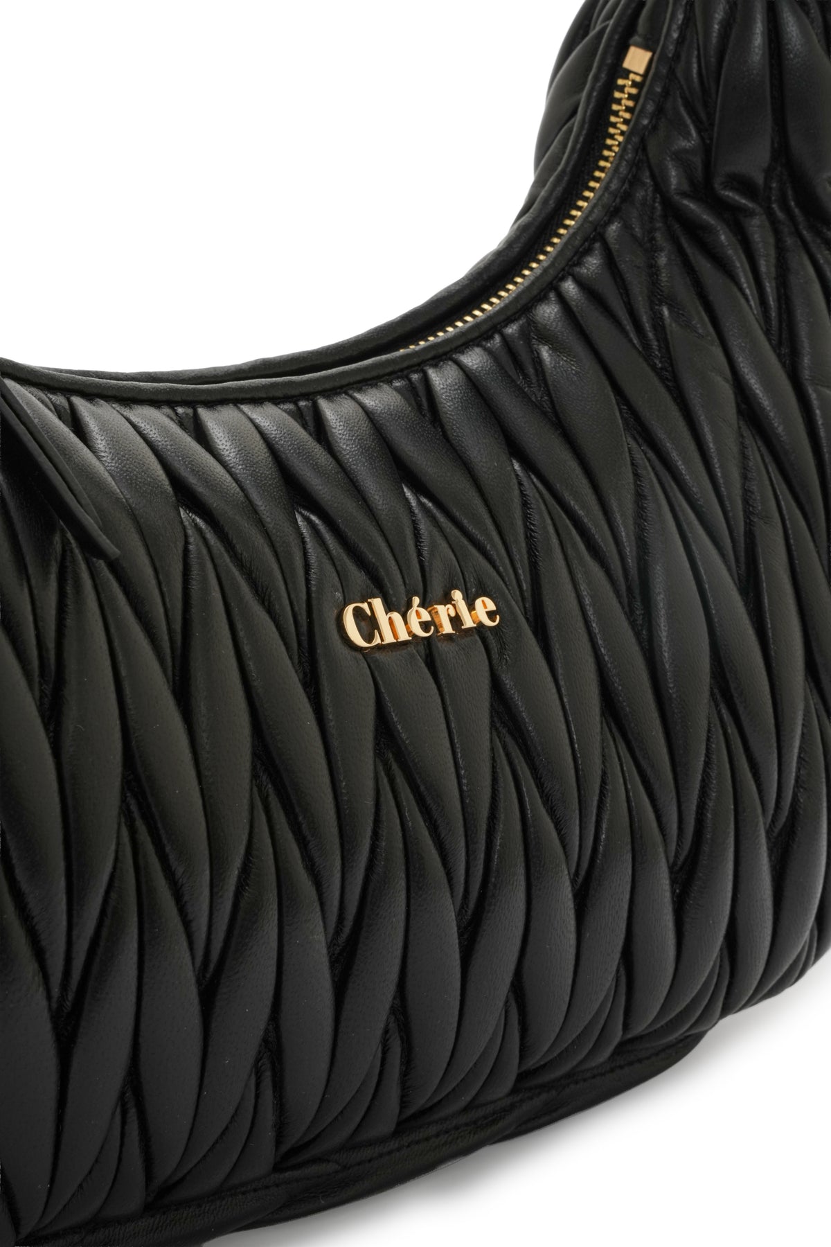 Phoebe leather large black