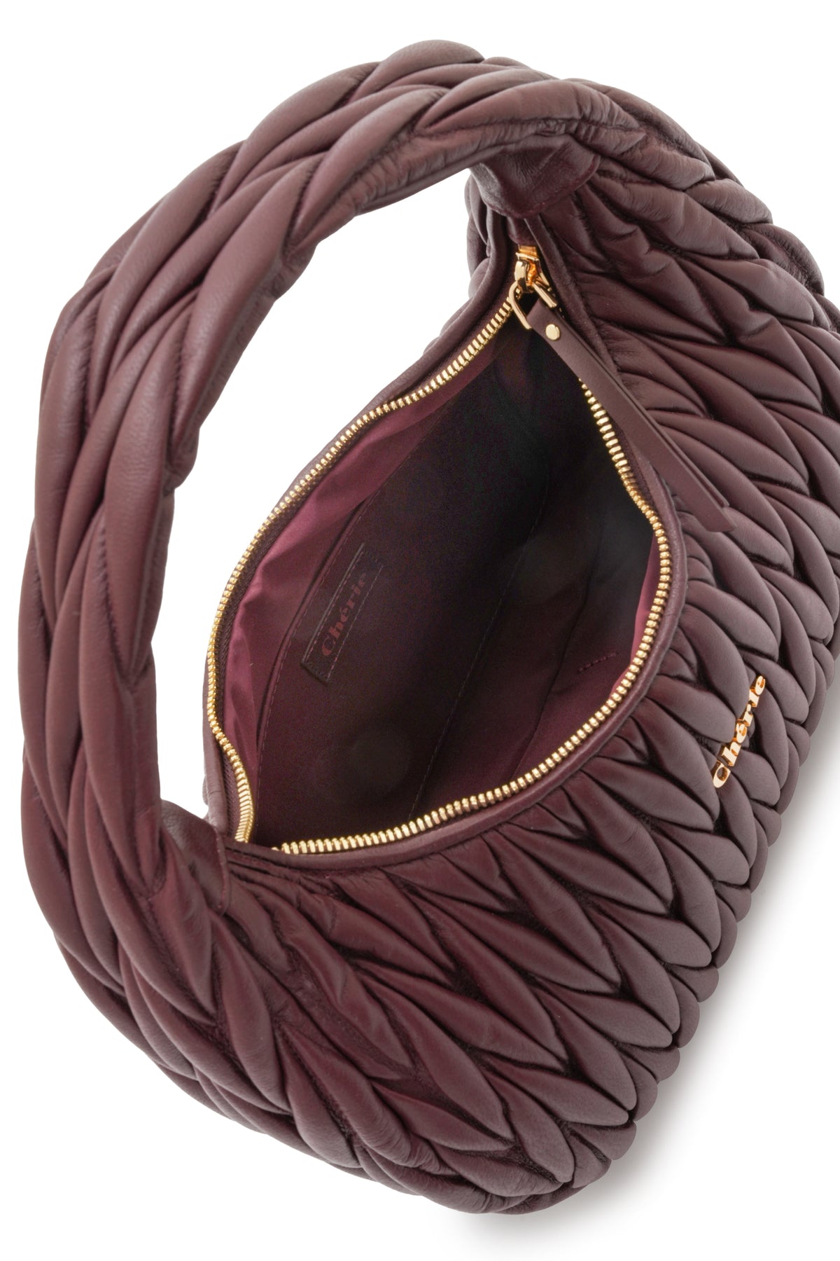 Phoebe leather large burgundy