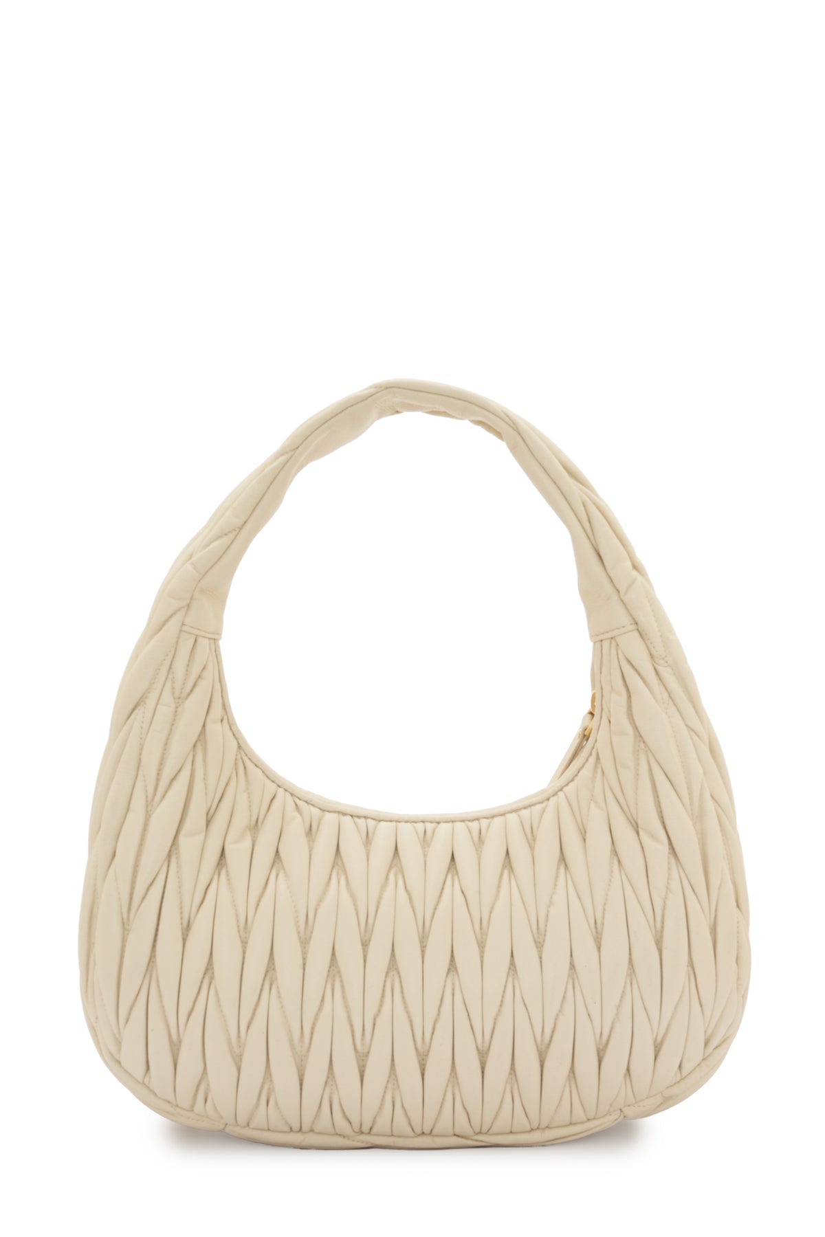 Phoebe leather large beige