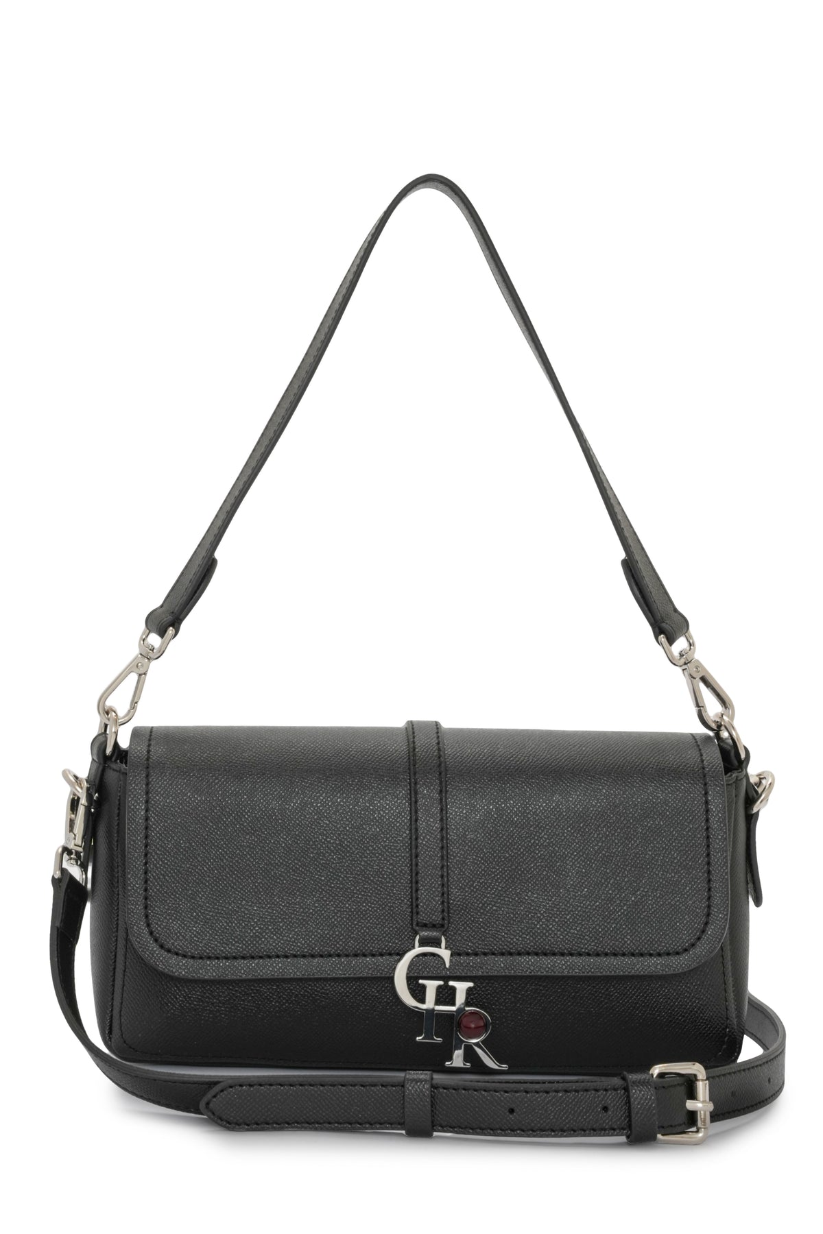 Stella - Black Vegan Leather | Medium