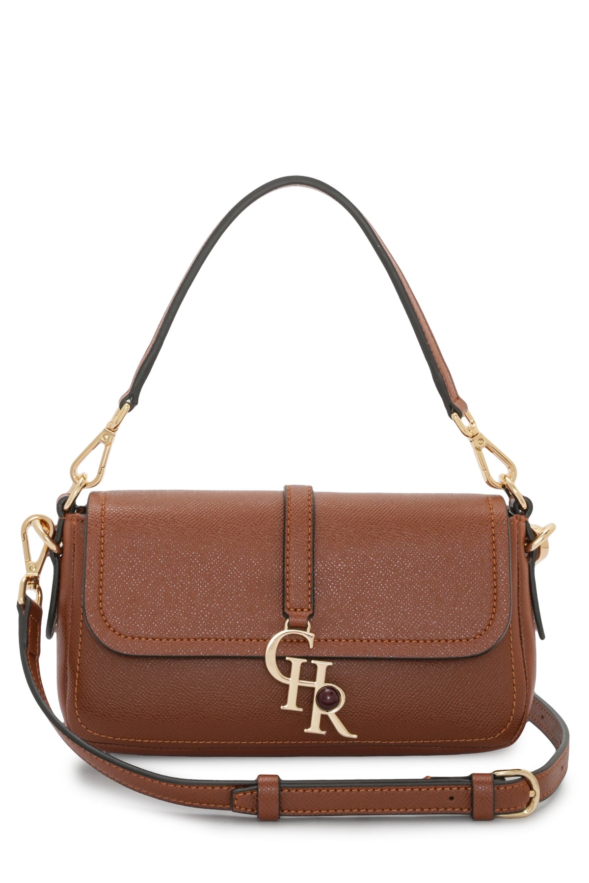 Stella - Tan Vegan Leather Mini Shoulder Bag