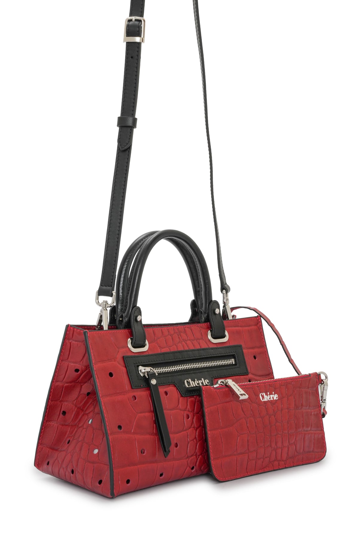 Paris - Red Croc Mini