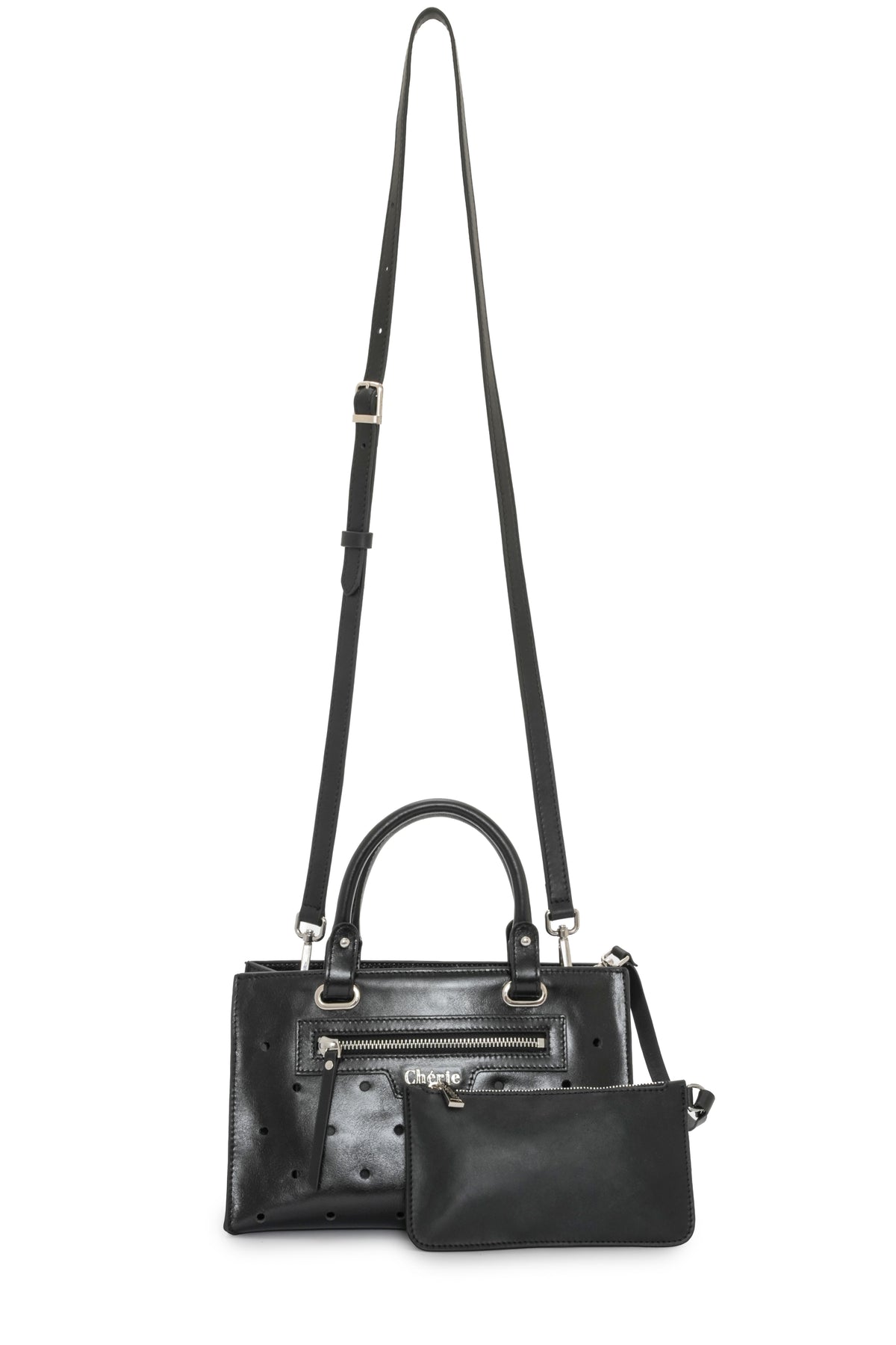 Paris - Black Leather Mini
