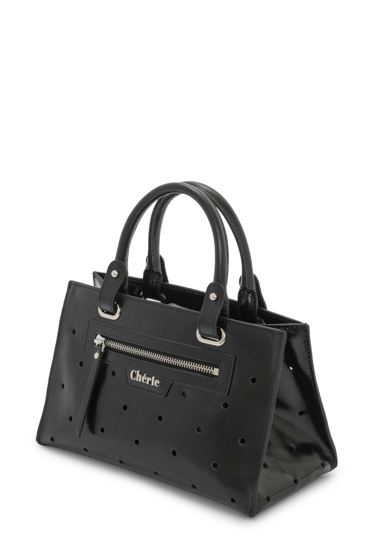 Paris - Black Leather Mini