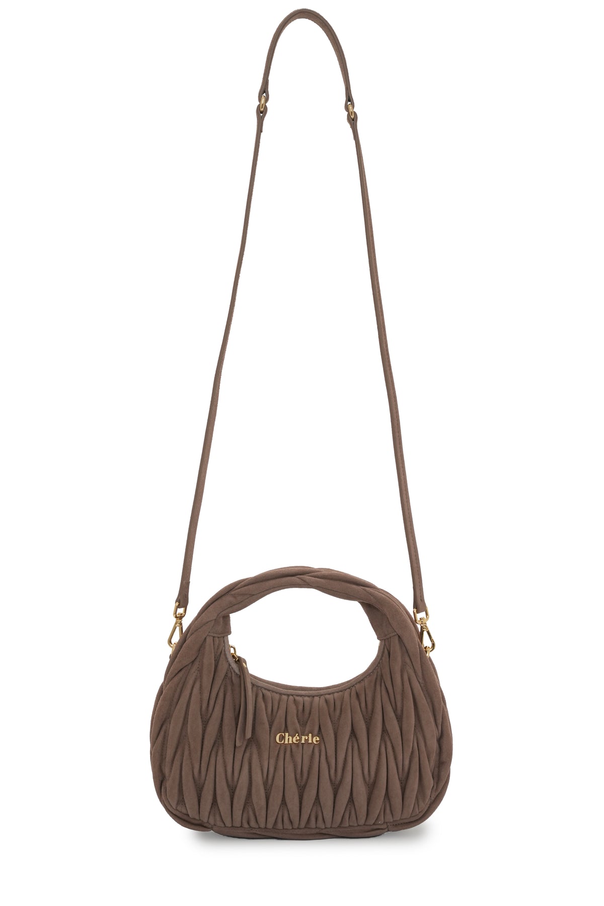 Phoebe suede taupe
