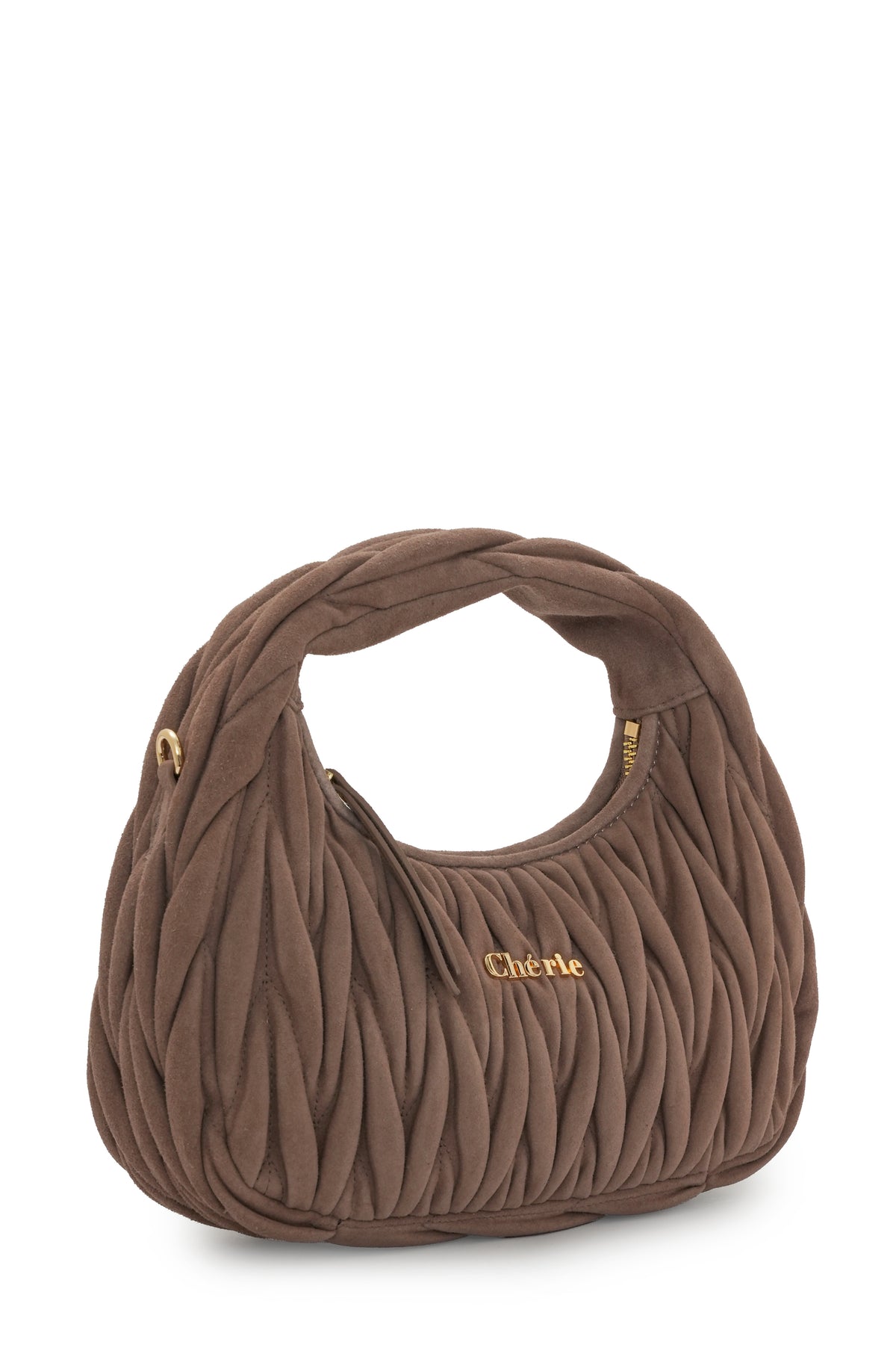 Phoebe suede taupe