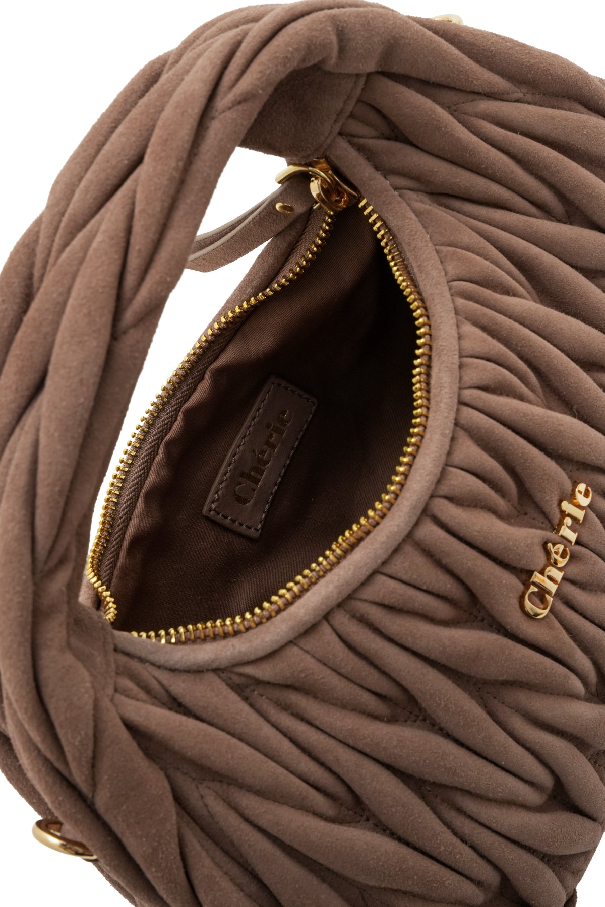 Phoebe suede taupe