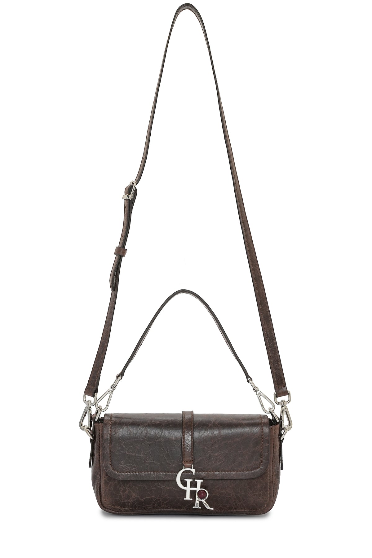 Stella -  Brown Crazy  Leather | Mini