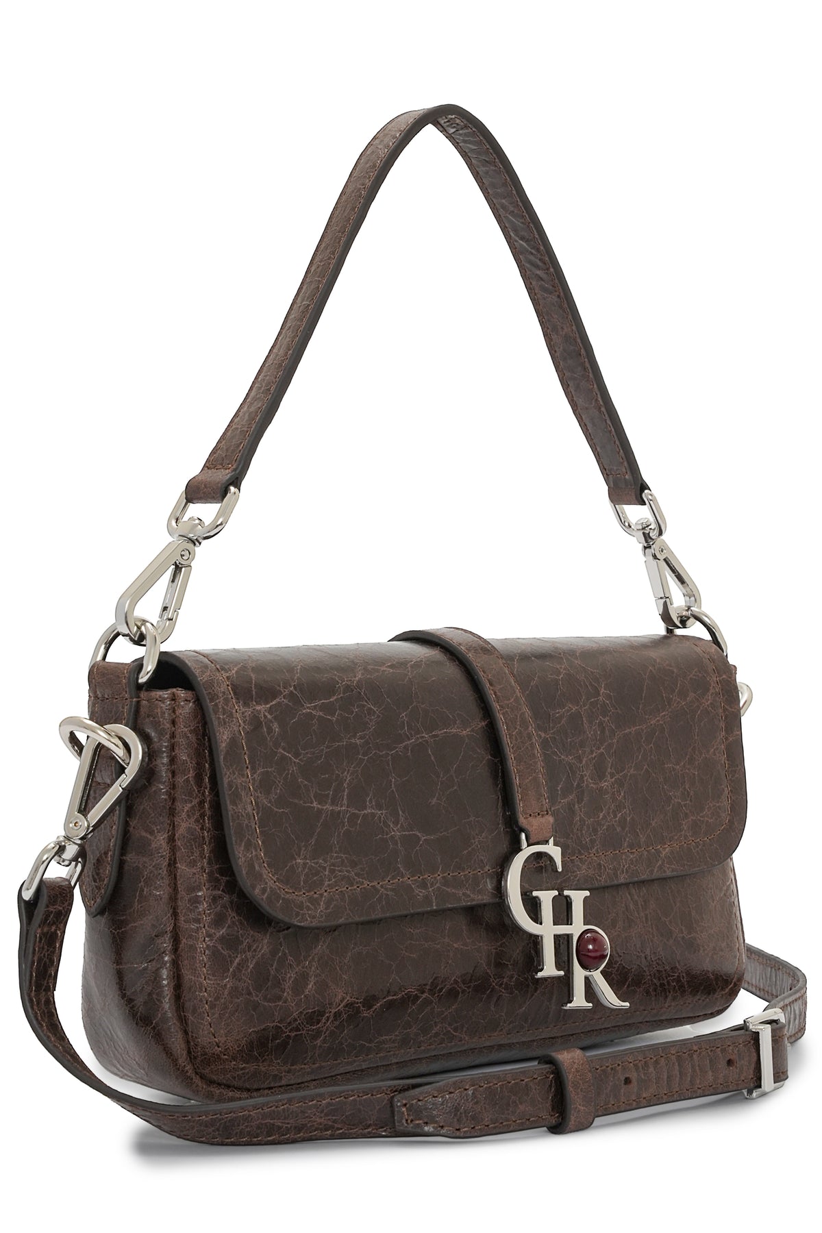 Stella -  Brown Crazy  Leather | Mini