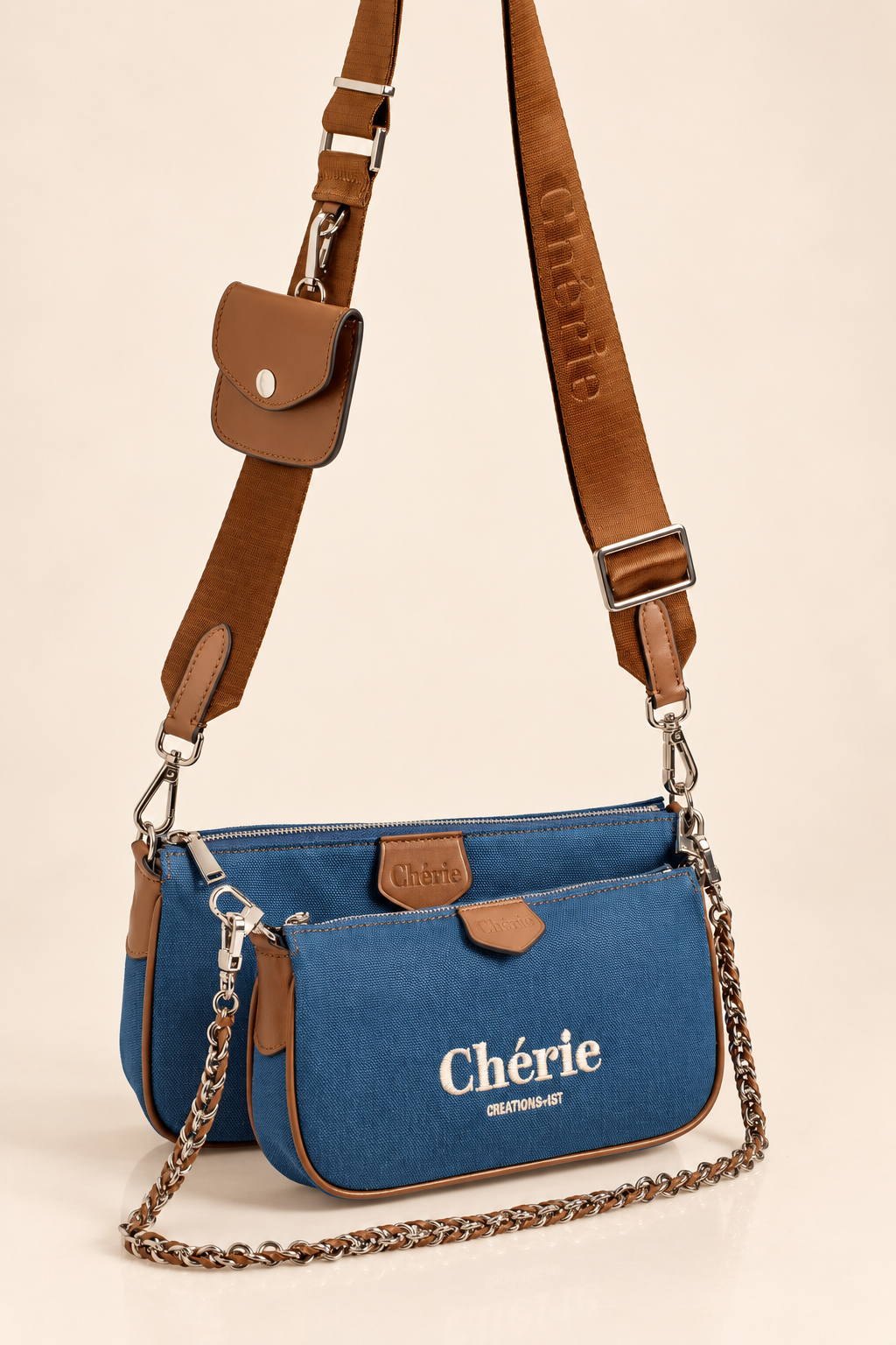 Chérie Lovita Jean Blue kanvas ürün fotoğrafı 5