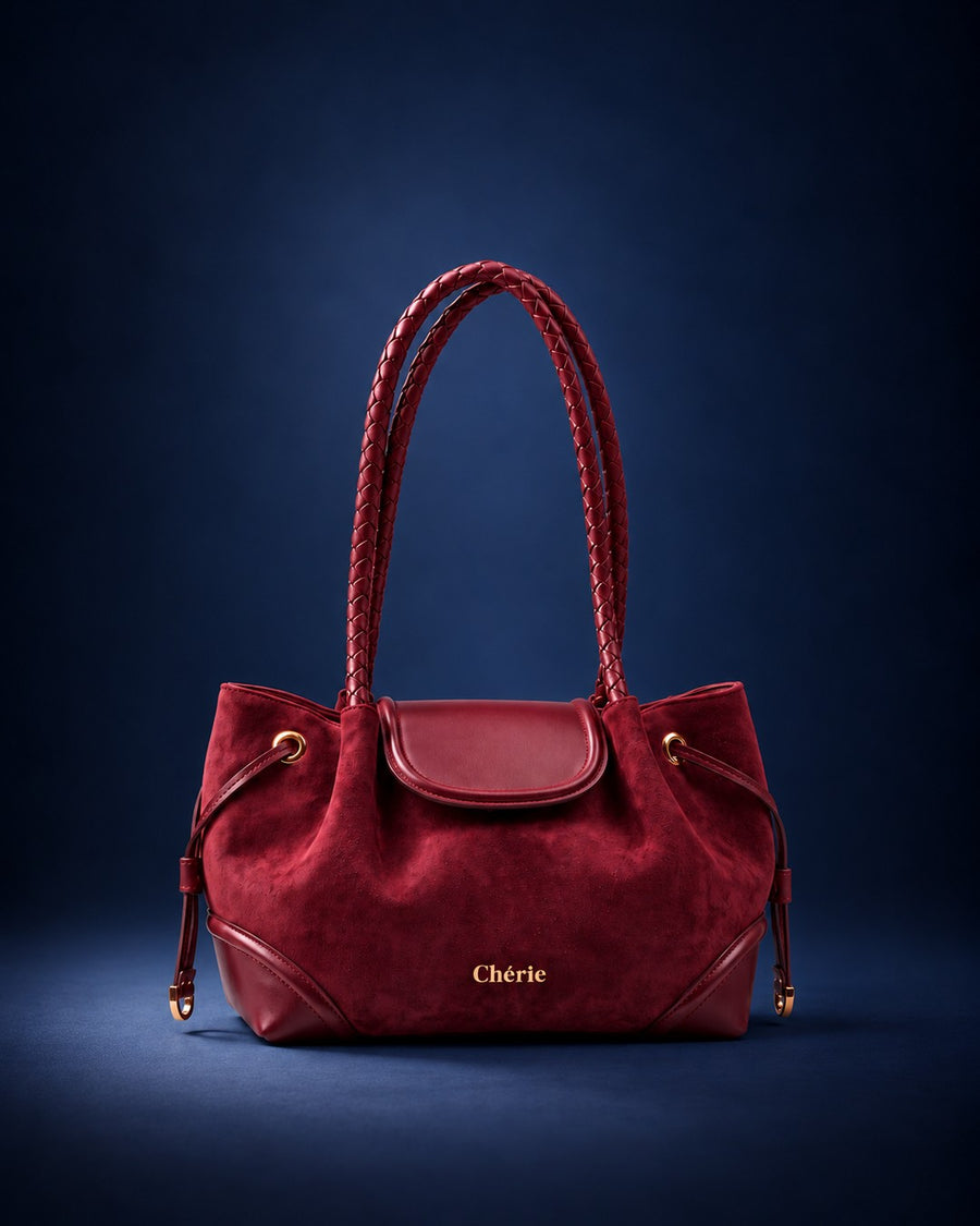 BLAIR - Burgundy Suede